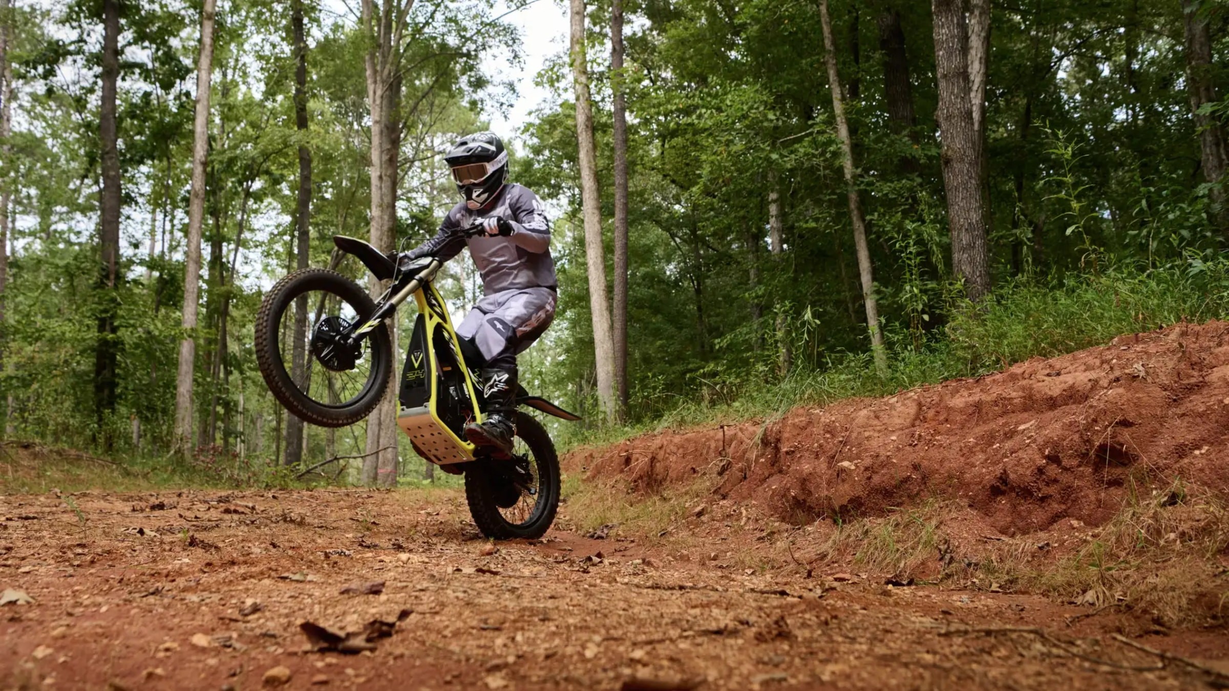 Triumph TXP-24 airborne on trials section