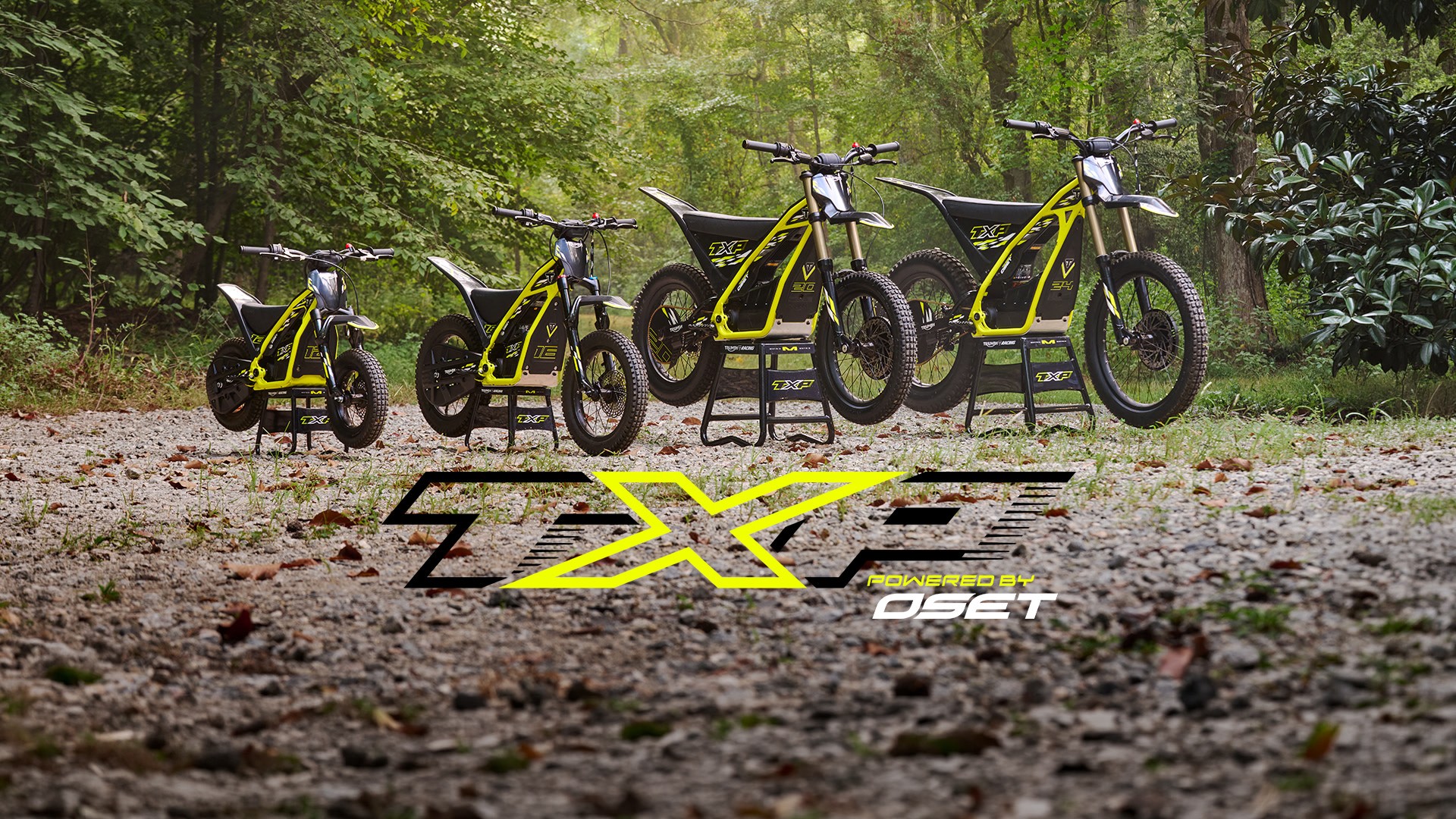 Triumph TXP-12 TXP-16 TXP-20 TXP-24 lineup Powered by OSET