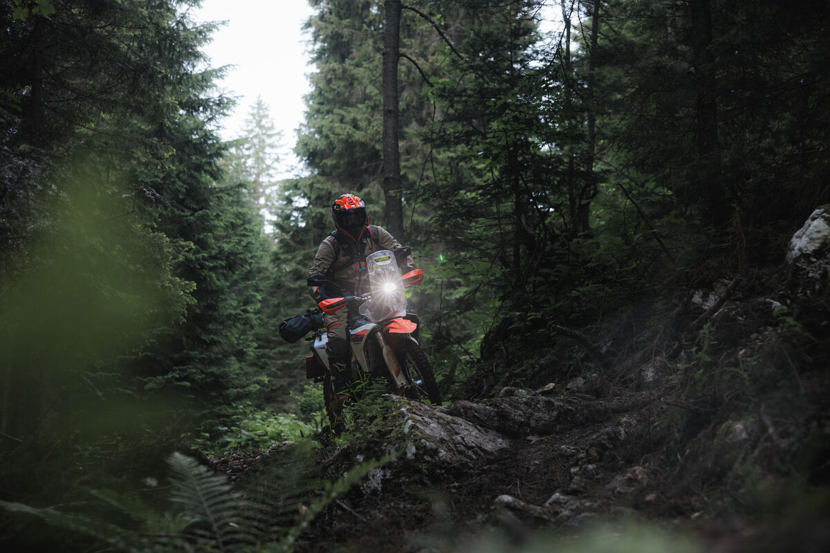2027 KTM 690 Rally — action (KTM MY27 press kit frame 07)