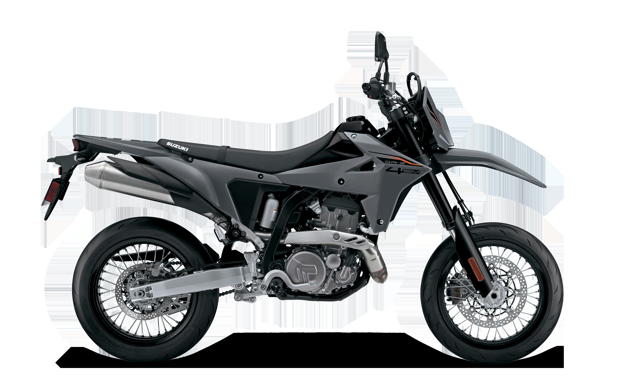 2027 Suzuki DR-Z4SM SuperMoto studio right profile